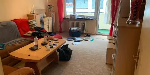 Wohnung vor der Auflösung